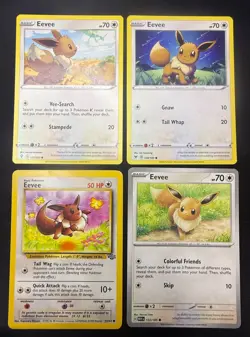Eevee Bundle 51/64 - 133/165 - 130/185 - 125/203 | Pokemon Cards | Jungle Set - Image 1