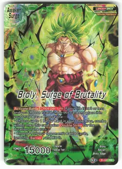 Broly, Surge of Brutality P-181 PR Dragon Ball Super Card - Image 1