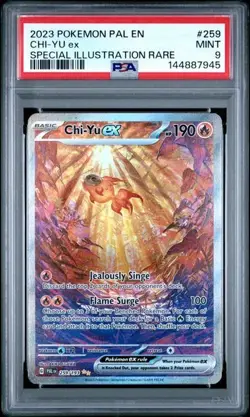 PSA 9 Chi Yu EX 259/193 Pokemon Paldea Evolved Special Illustration Rare SIR - Image 1