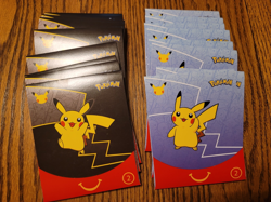 2021 Pokemon 25th Anniversary McDonald’s 4-Card Pack Sealed w/ Inserts x12 - Image 1