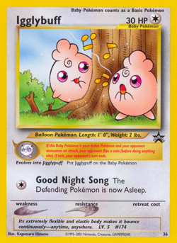Igglybuff 36 Promo Wizards Black Star Promos Pokemon Moderately Played - Image 1