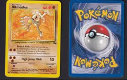 Hitmonlee 22/62 Rare Fossil Pokemon Unlimited MP - Image 3