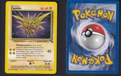 Zapdos 30/62 Rare Fossil Pokemon HP - Image 3
