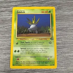 Oddish 58/64 Jungle Unlimited WOTC Pokemon TCG 1999 WOTC - Image 1