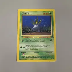 Pokemon WOTC Oddish 58/64 Jungle Set Unlimited WOTC Vintage HP - Image 1