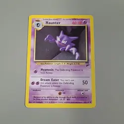 Pokemon TCG Haunter Base Set 2 43/130 Regular WOTC Unlimited Uncommon MP/HP - Image 1