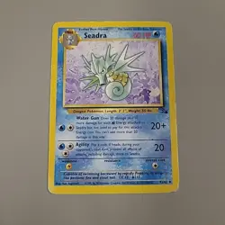 Pokemon TCG Seadra 42/62 Fossil Set Vintage WOTC 1999 HP - Image 1
