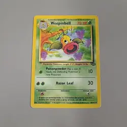 Pokemon TCG - Weepinbell 48/64 - Uncommon - Jungle Set WOTC HP Crease - Image 1
