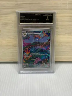 2023 Pokemon SV Obsidian Flames Gloom 198/197 Crown 9 Mint Holo Secret Rare - Image 1