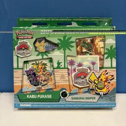 Pokemon TCG 2017 World Championships Deck (Kabu Fukase, Samurai Sniper) Sealed - Image 1