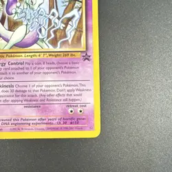 Pokemon TCG Mewtwo Promo Wotc Regular 12/53 60 HP Basic 1999 - Image 4