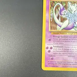 Pokemon TCG Mewtwo Promo Wotc Regular 12/53 60 HP Basic 1999 - Image 5