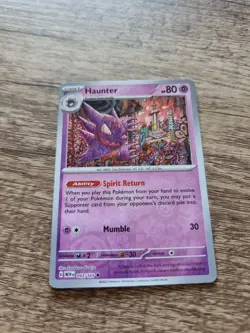 Haunter (Reverse Foil) - 093/165 - Uncommon - Scarlet & Voilet: 151 Pokemon TCG - Image 1