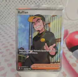 Pokemon TCG - Ruffian 181/159 - Journey Together - Ultra Rare Full Art Trainer - Image 1