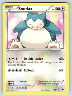 Snorlax 109/149 Uncommon Boundaries Crossed Pokemon Lightly Played - Image 1
