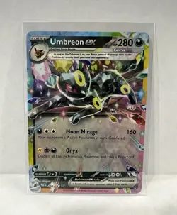 Pokemon TCG Umbreon ex Double Rare Holo Sv: Prismatic Evolutions 060/131 280 HP - Image 1