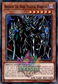 Breaker the Dark Magical Warrior Super Rare #OP10-EN004 Yugioh - Image 1
