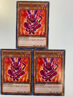 Yugioh Possessed Dark Soul SBLS-EN003 SPEED DUEL Common NM x3 Play Set - Image 1