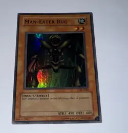 Yugioh Man-Eater Bug LOB-E088 Super Rare Unl (NM) - Image 1