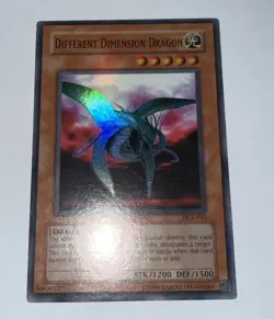Yugioh Different Dimension Dragon DCR-015 Super Rare Unl Original Print (NM) - Image 1