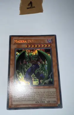 Yugioh Mazera Deville AST-111 Secret Rare Unl Original Print (LP) - Image 1