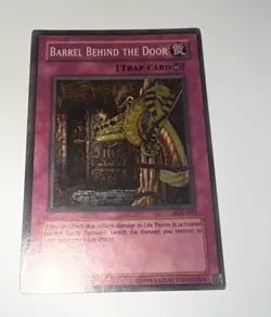 Yugioh Barrel Behind The Door PGD-095 Super Rare Unl Original Print (MP) - Image 1
