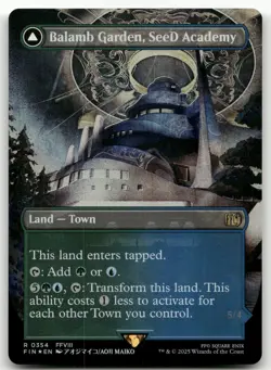 Balamb Garden, SeeD Academy (Borderless) #354 (Foil) NM Final Fantasy Magic MTG - Image 1