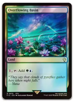Overflowing Basin (Surge Foil) #410 (NM) Final Fantasy FIC Magic MTG - Image 1