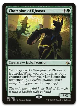 Champion of Rhonas #159 (NM) Amonkhet AKH Magic MTG - Image 1