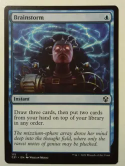 Brainstorm *Common* Magic MtG x1 Commander 2021 - Image 1