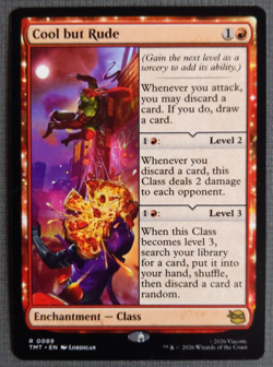 Cool But Rude | MTG TMNT | NM Non-Foil | Rare Red Enchantment - Image 1