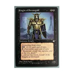 Knight of Stromgald MTG Ice Age Vintage Old Border NM Magic The Gathering - Image 1