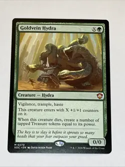x1 Goldvein Hydra M MTG Commander: Secrets of Strixhaven M/NM, English - Image 1