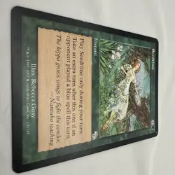 Seedtime x1 MTG Judgment 1x Magic Good Heavy Play HP dinged corner - Image 2