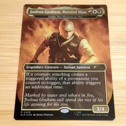 1x Joshua Graham, Burned Man - Isshin, Foil - Fallout Secret Lair 2459, MTG NM - Image 2
