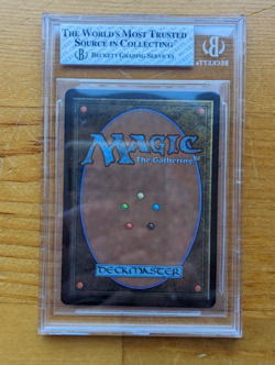 MTG Beta Demonic Tutor, graded 7.5 (subgrades 9, 8.5, 7, 9) - see pictures - Image 2
