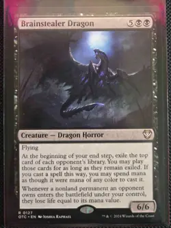 1x Brainstealer Dragon Near Mint, English Outlaws Commander Singles MTG Magic NM - Image 1