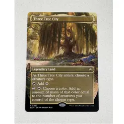 Three Tree City Borderless Rare Legendary Land 0337 Bloomburrow English - Image 1