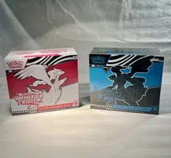 Pokemon Black Bolt and White Flare Elite Trainer Box ETB Set FACTORY SEALED - Image 1