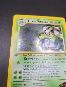 1st Edition Erika's Venusaur (4/132) Holo Gym Challenge Pokemon - Image 2