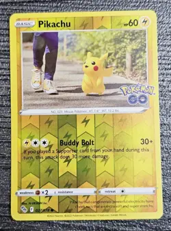 Pikachu | 027/078 | Pokemon Go Reverse Holo | Pokemon NM - Image 1