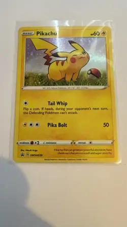 Pokemon TCG - Pikachu Black Star Promo SWSH039 - Image 1
