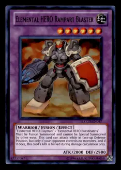 Elemental HERO Rampart Blaster Super Rare Legendary Collection 2 LCGX-EN047 - Image 1