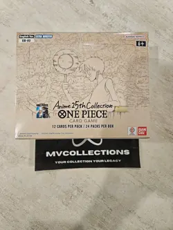 One Piece EB02 Anime 25th Anniversary Collection ENGLISH Booster Box SEALED NEW - Image 1
