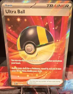 Pokemon Ultra Ball 264/227 Full Art Trainer Item Holo Card Acended Heroes - Image 1