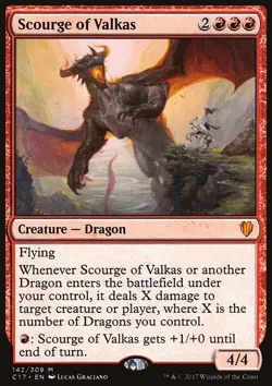 Scourge of Valkas - Non-Foil - Commander 2017 - 142 | MTG Card - Image 3