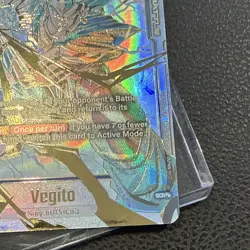 Bandai Dragon Ball Super Card Game Vegito Secret Rare Foil SCR Battle Card - Image 2