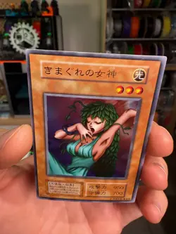 YUGIOH! OCG Goddess of Whim, 1999 Original Premium pack 1 No Ref uncensored - Image 3