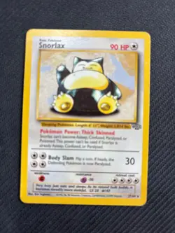 Pokemon TCG Snorlax Jungle Card 27/64 Unlimited Rare Non-Holo - Image 1