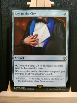 Key to the City - Final Fantasy Commander - Rare - NM (see pics) MTG - Image 1